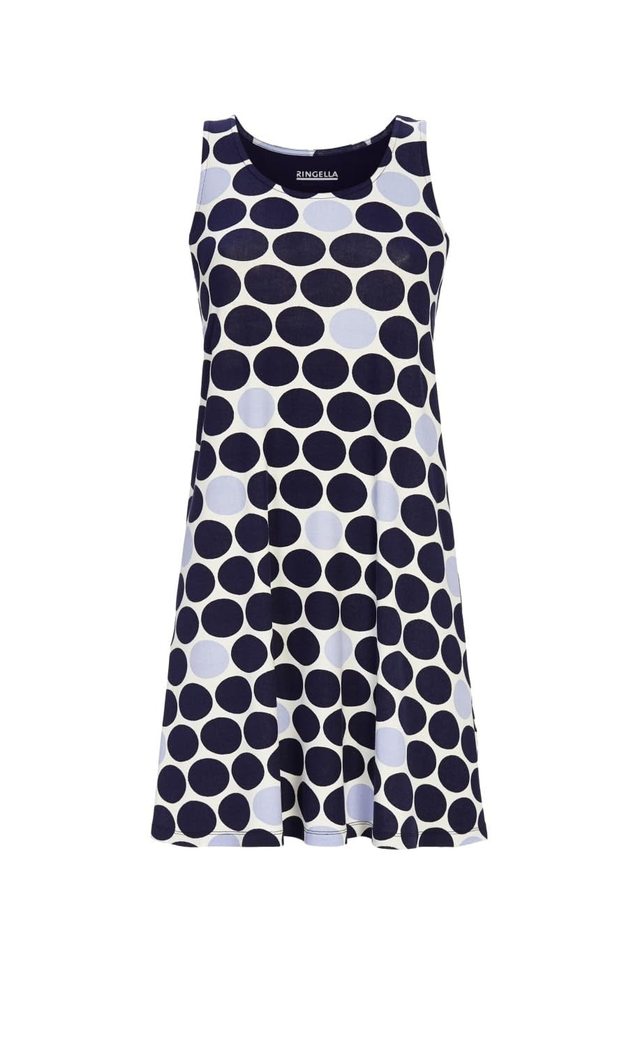 Ringella Sleeveless Polka Dot Dress - Navy - 40 /M - 42 11 025