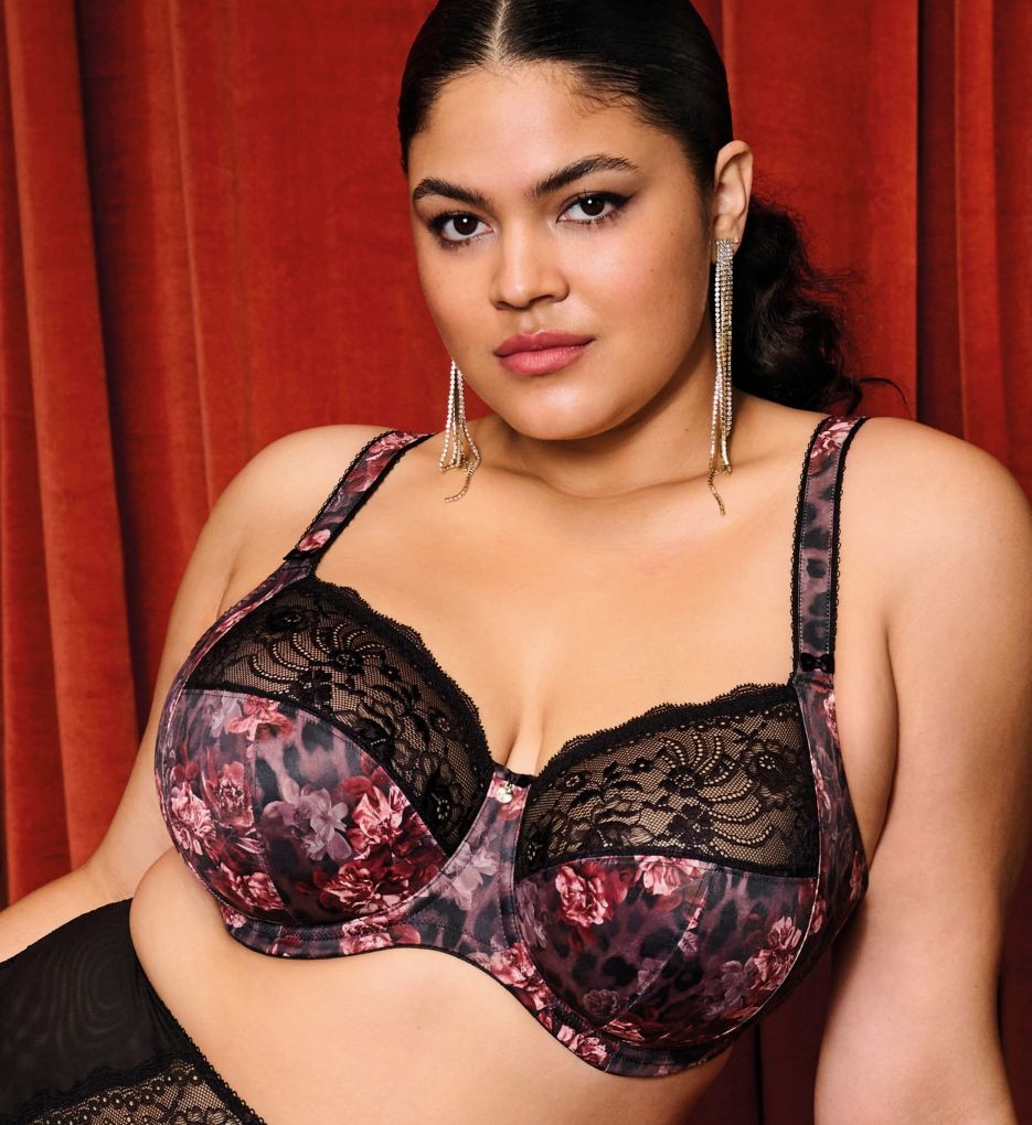 Elomi Morgan Underwire Bra - 40G - Dark Romance - EL4110 DAE