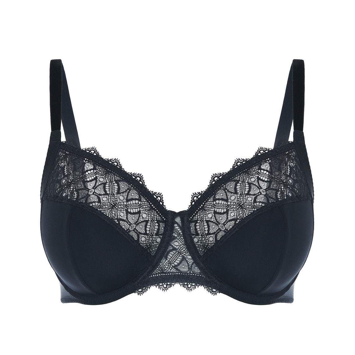 Simone Perele Escale Full Cup Support Bra - Black - 36G - 1C1320 015
