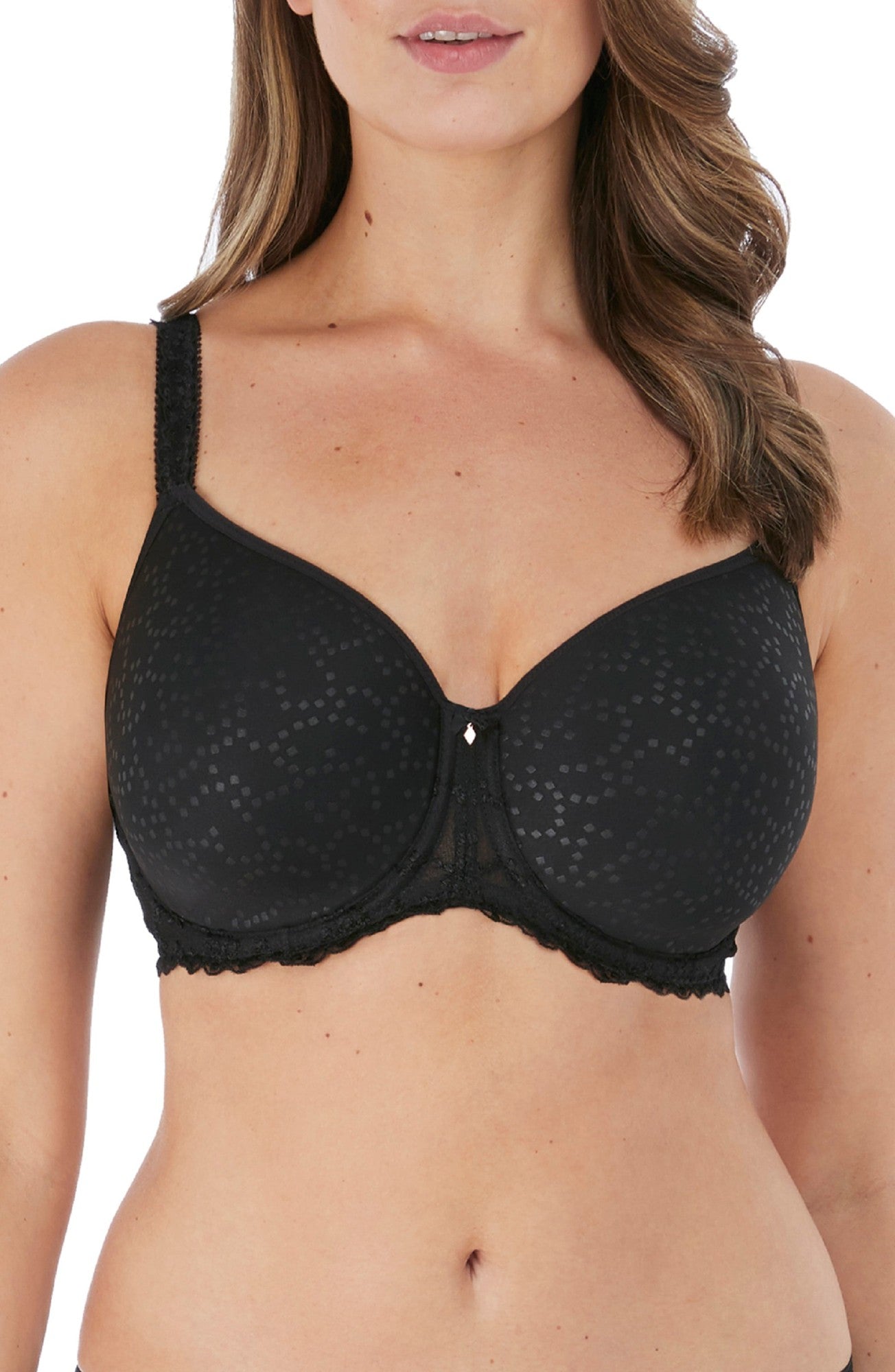 Fantasie by Elomi, Ana Spacer Molded Bra Underwired Size 32DDD - Black