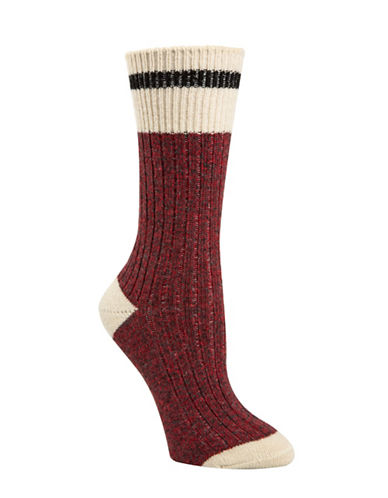 McGregor Woman's Classic Wool Work Socks - Red Heather - MGW201CR53002