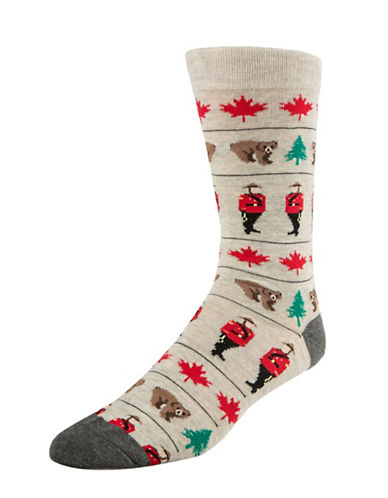 McGregor Mountie Crew Socks for Men - Steam Heather size 7-12 - MGM201DR53001