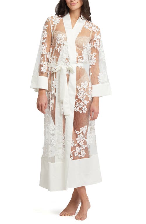 Rya Collection Lace Robe - Ivory XS/S - 408-