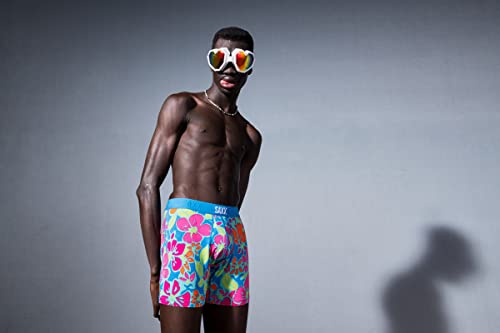 SAXX UNDERWEAR Vibe Boxer Brief - LG - Island Soul Multi