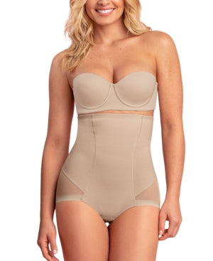 Leonisa High-Waisted Sculpting Shaper Panty - Nude - M