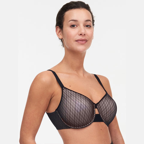 Chantelle Smooth Lines Recycled Full Cup Bra - Black - C11N10 0DS