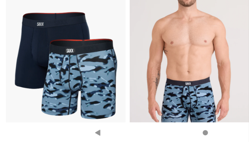 SAXX Pond Camo/Navy Vibe Xtra Boxer Brief Fly 2pk SXPP2VX-PCN