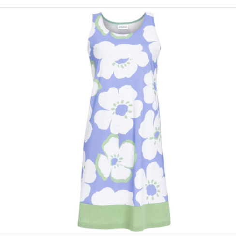 Ringella Cotton Nightgown - Blue Floral - 42 Medium - 52 11 059