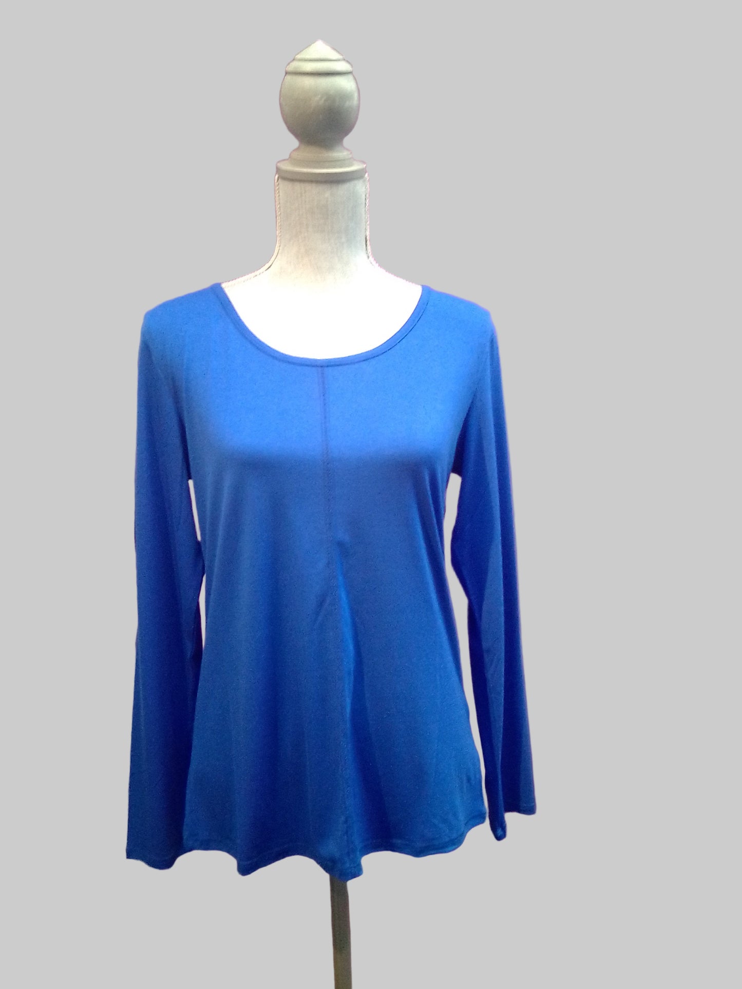 Cool Girl Long Sleeve Top - Blue - C325101