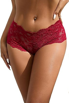 Montelle Red Lace Panties
