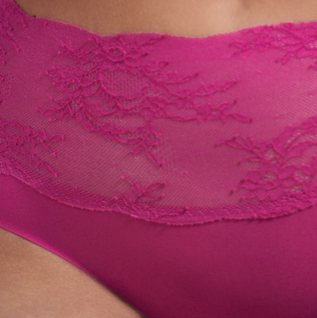 Anita Essential Lace High Waist Brief - Candy Pink - 1304