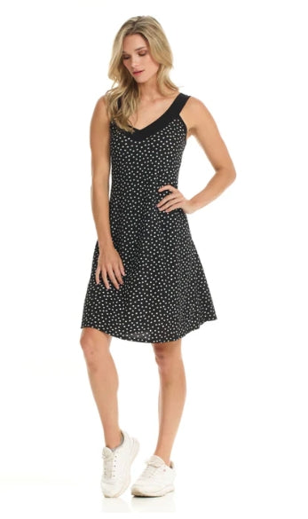 Gitane Strappy Sleeveless A-Line Dress - V39 - 1236B