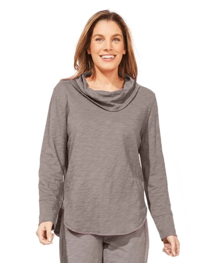 Escape by Habitat Peruvian Cotton High Lo Cowl - E10036