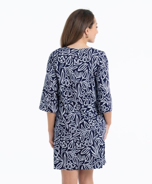 Anita SALLA Tunic - Navy Blue / White - M6 8134