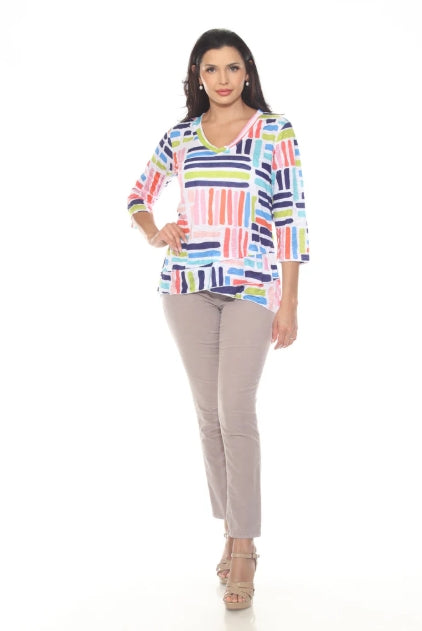 Tango Mango Criss Cross Tunic - T6200