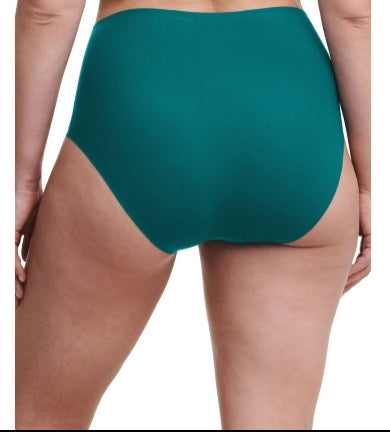 Chantelle Soft Stretch High Waist Briefs - O/S- Emerald - C26470