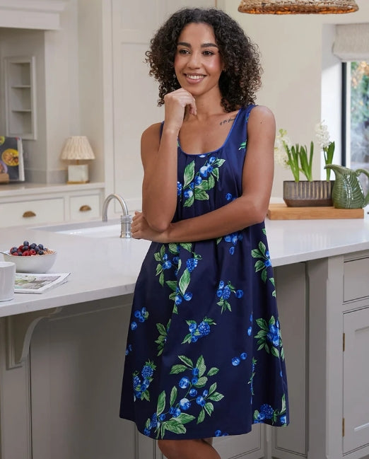Cyberjammies Short Nightdress - Midnight Berry - 5674