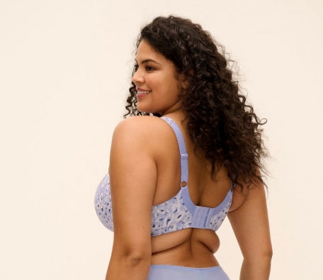 Elomi Morgan Full Cup Underwire Bra - Blue Leopard - EL4110BEO