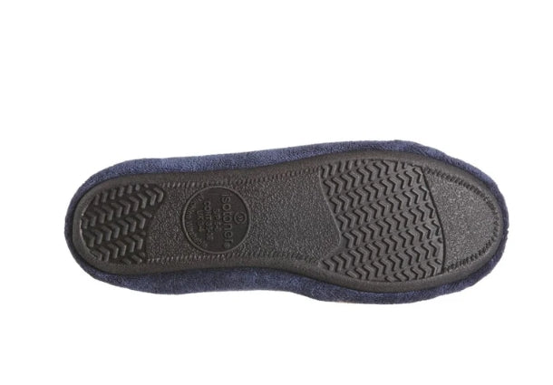 Isotoner Classic Stretch Terry Ballerina - Rubber Outsole - 9i968