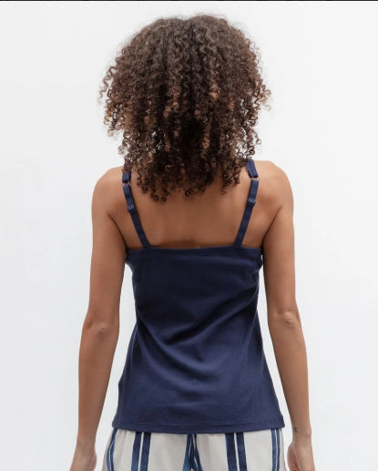 Cyberjammies Celestial Nights Lace Trim Ribbed Jersey Hidden Support Vest C-5623