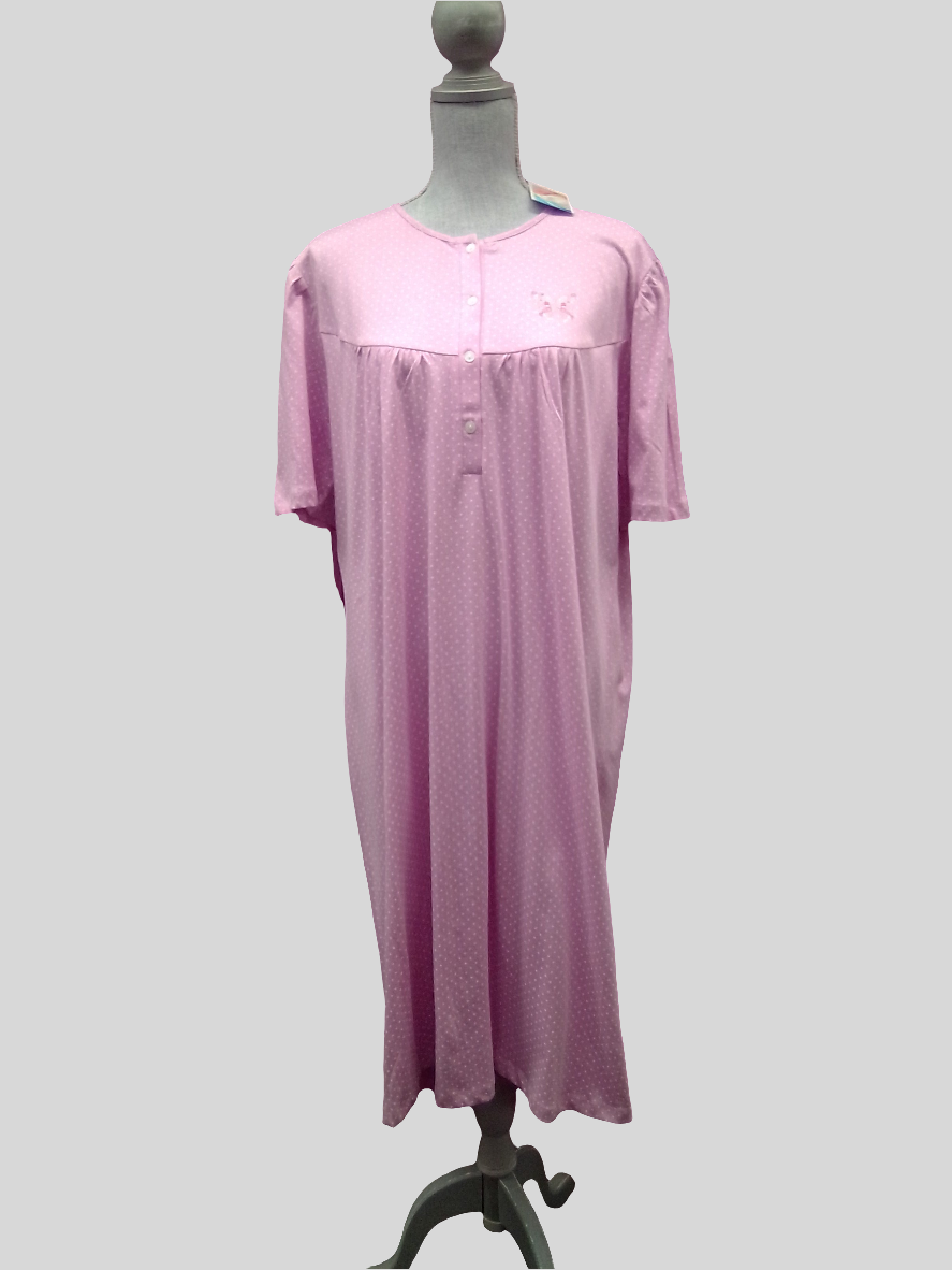 Ringella Pink Polka Dot Nightgown