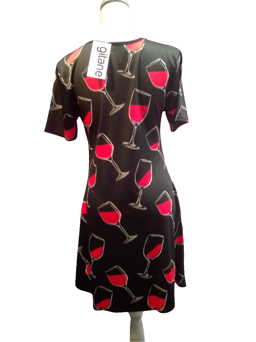 Gilane Milan V-Neck Skater Dress - 1021