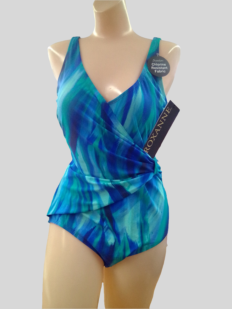 Roxanne Draped Sash One piece Swimsuite