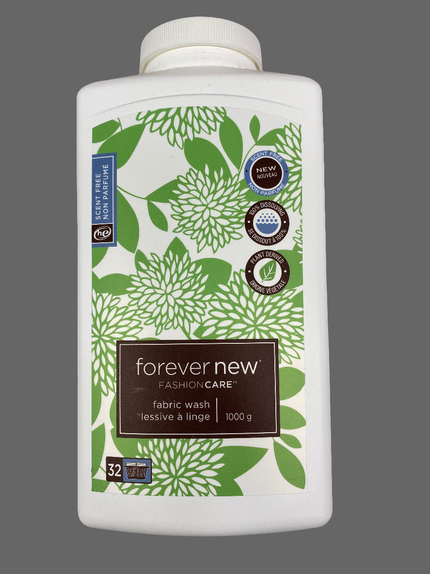 Forever New, Fashion Care Fabric Wash 1L- Soft Scent or Scent Free - 2303 / 2312