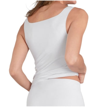 Naturana Women's Tank Top, Organic Cotton, Essentials - White - 2565
