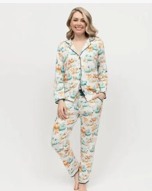 Cyberjammies Goldie Pumpkin Printed Jersey
