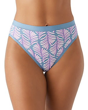 Wacoal Understated Cotton Hi Cut Panty - Small - Featherlight - 879362 090
