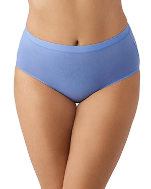 Wacoal Understated Cotton Brief Panty - Blue Hydrangea - 875362 522