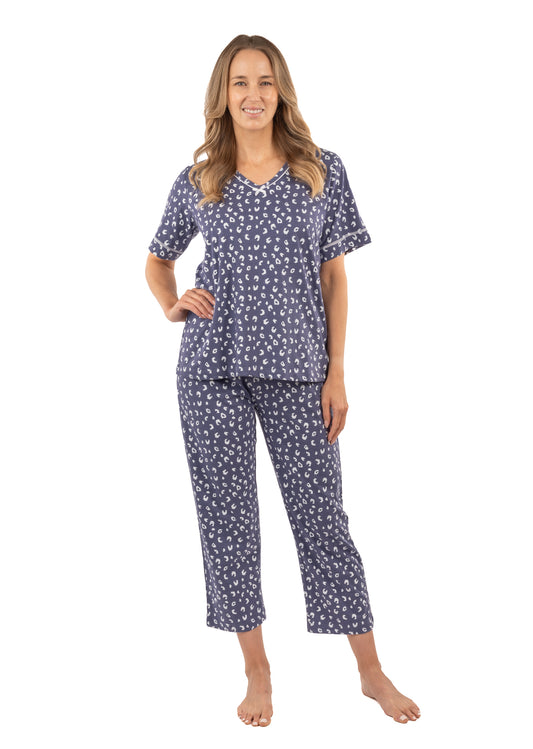 Women's Paisley Print Pajama Set