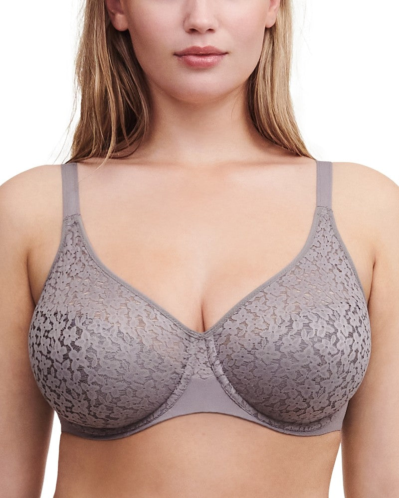 Chantelle Norah Comfort Underwire Bra - Purple Gray - C13F10
