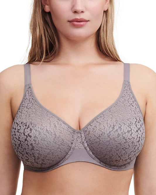Chantelle Norah Comfort Underwire Bra - Purple Gray - C13F10