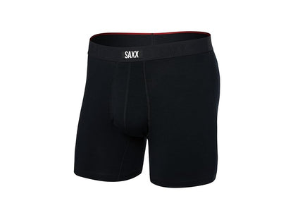 SAXX Black Vibe Xtra Super Soft Boxer Brief Fly -SXVX24F-BLK