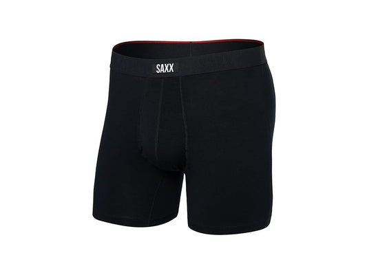 SAXX Vibe Xtra Super Soft Boxer Brief Fly - Black - SXVX24F  BLK