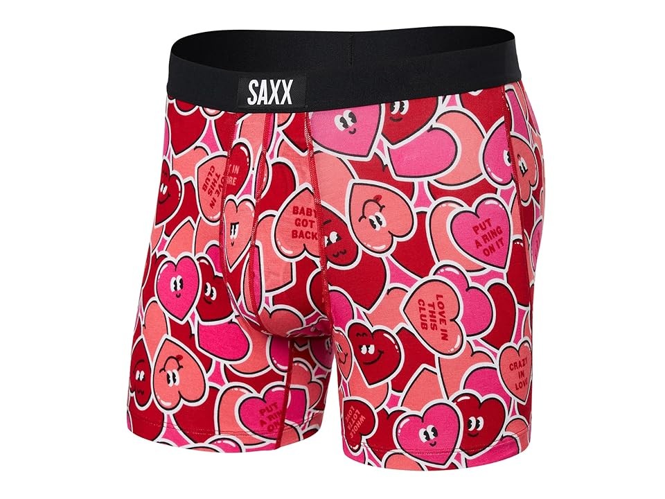 SAXX UNDERWEAR Vibe Boxer Briefs SM Super Soft Whole Lotta Love