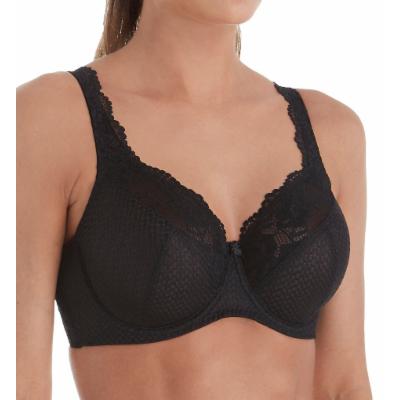 Fit Fully Yours Serena Lace Underwire Bra - 38G - Black - B2761