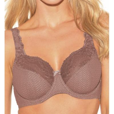 Fit Fully Yours Serena Lace Underwire Bra 36F - Taupe - B2761