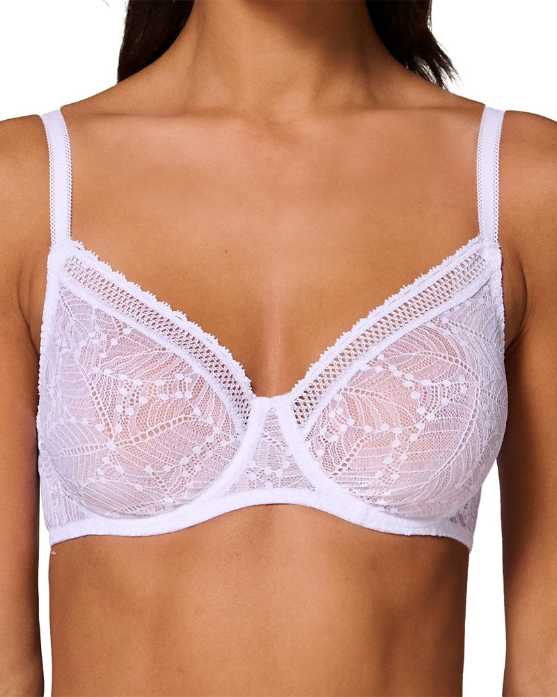 Simone Perele Comete Full Coverage Lace Bra - White - COM 12S342 011