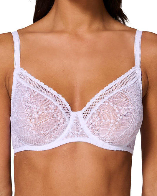 Simone Perele Comete Full Coverage Lace Bra - White - COM 12S342 011