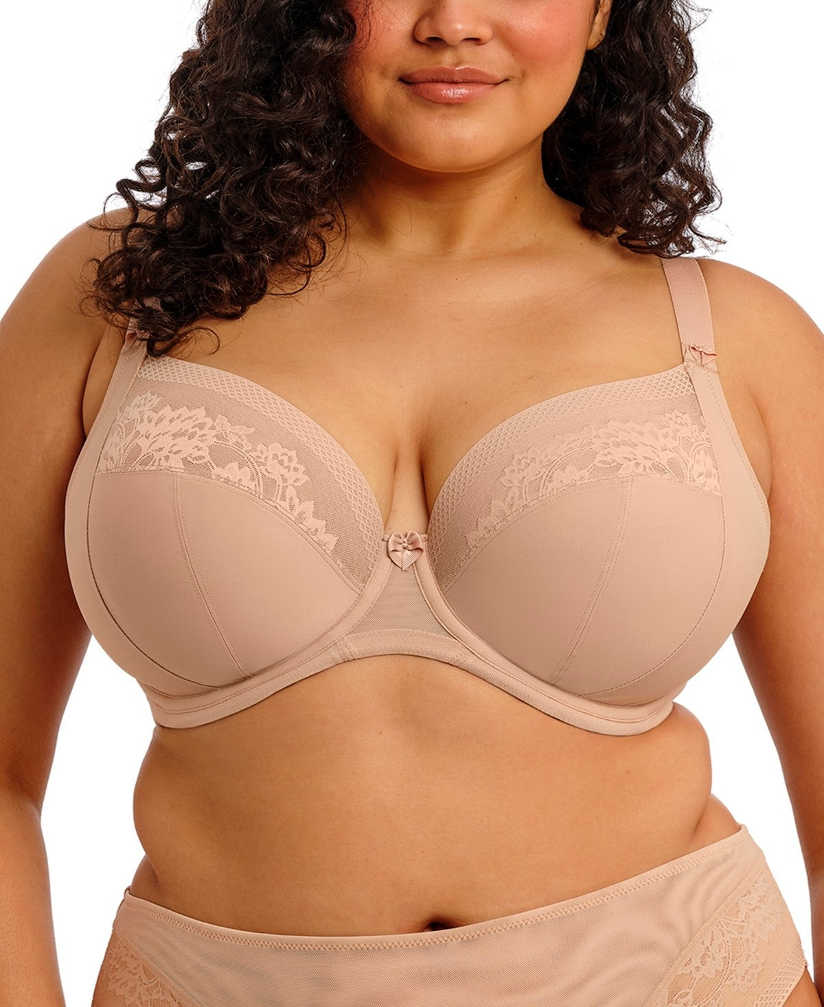 Elomi Nerina Plunge Wired Bra - 36DD - Sahara - EL302734