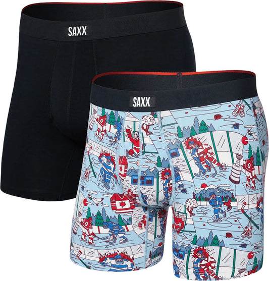 SAXX Vibe Xtra Boxer Briefs - Lightweight Breathable Performance Everyday Underwear
