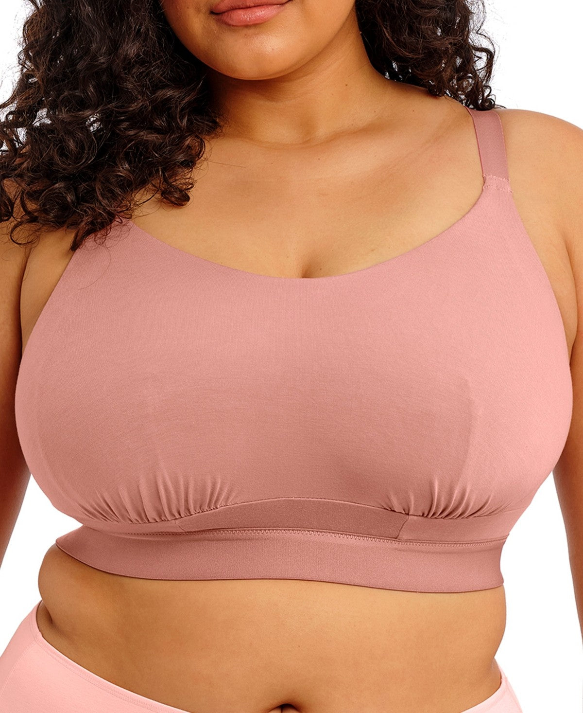 Elomi Downtime Wireless Bralette - 38M/N - Ash Rose - EL301417 ASE