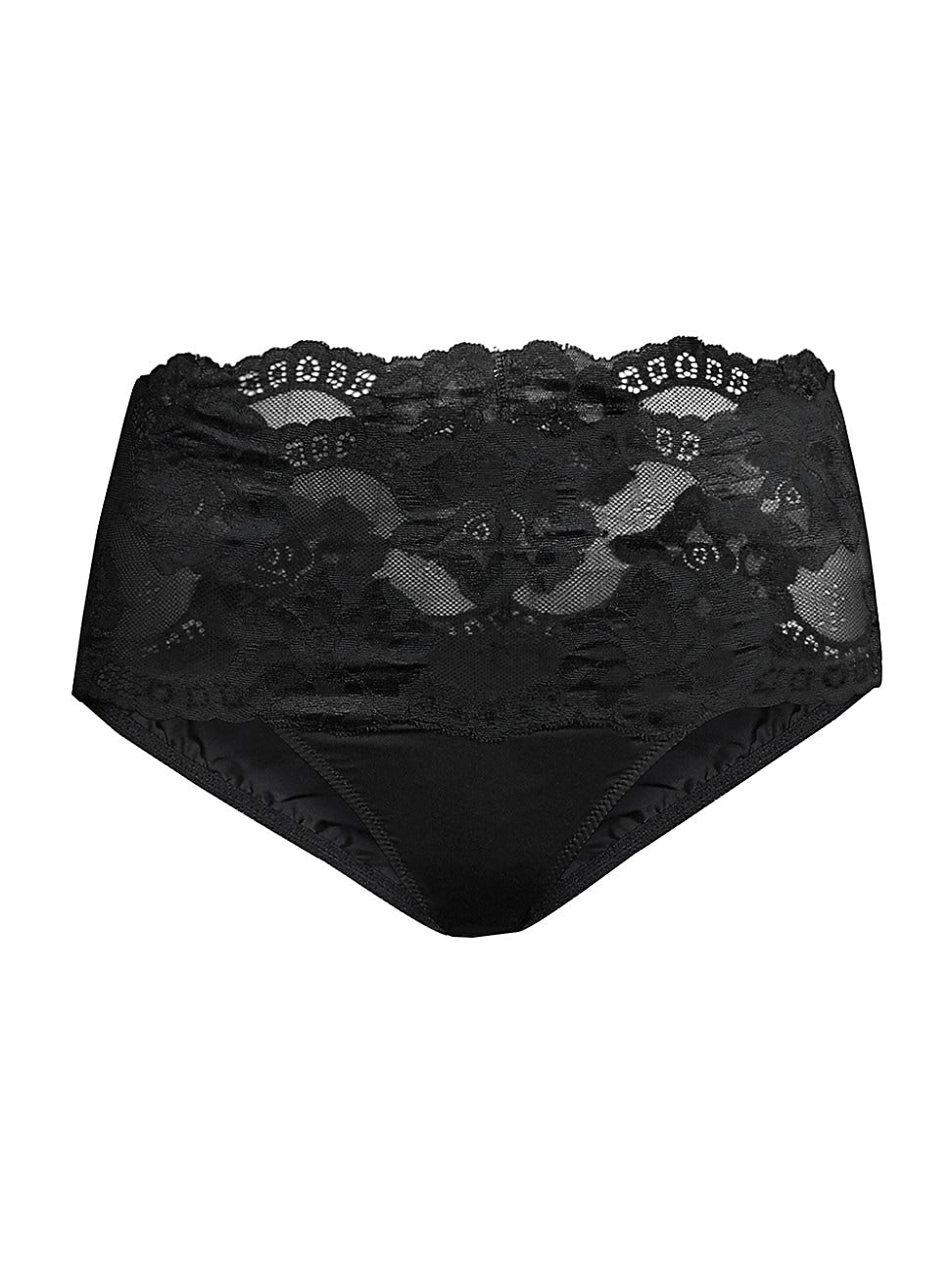 Wacoal Light & Lacy Hi Cut Brief Panty - Small - Black - 879363