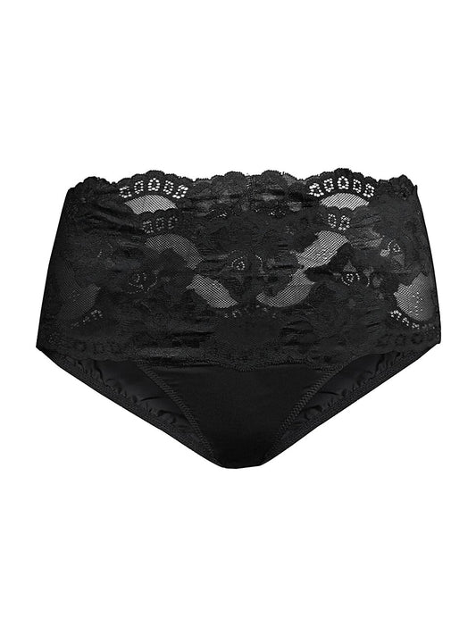 Wacoal Light & Lacy Hi Cut Brief Panty - Small - Black - 879363