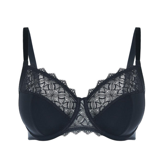Simone Perele Escale Full Cup Support Bra - Black - 36G - 1C1320 015