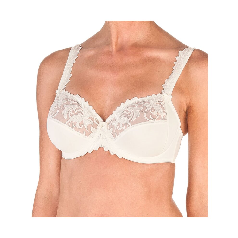Felina Passion Embroidered Full Cup Bra - Vanilla - 518