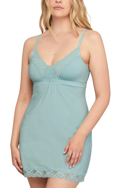 Montelle Intimates Bust Support Chemise - Skylight , Paradise - 9394